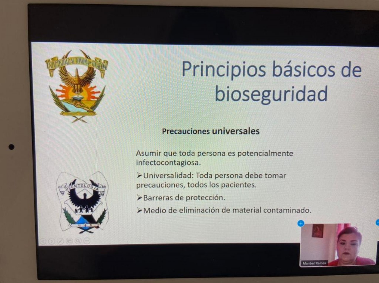First slide