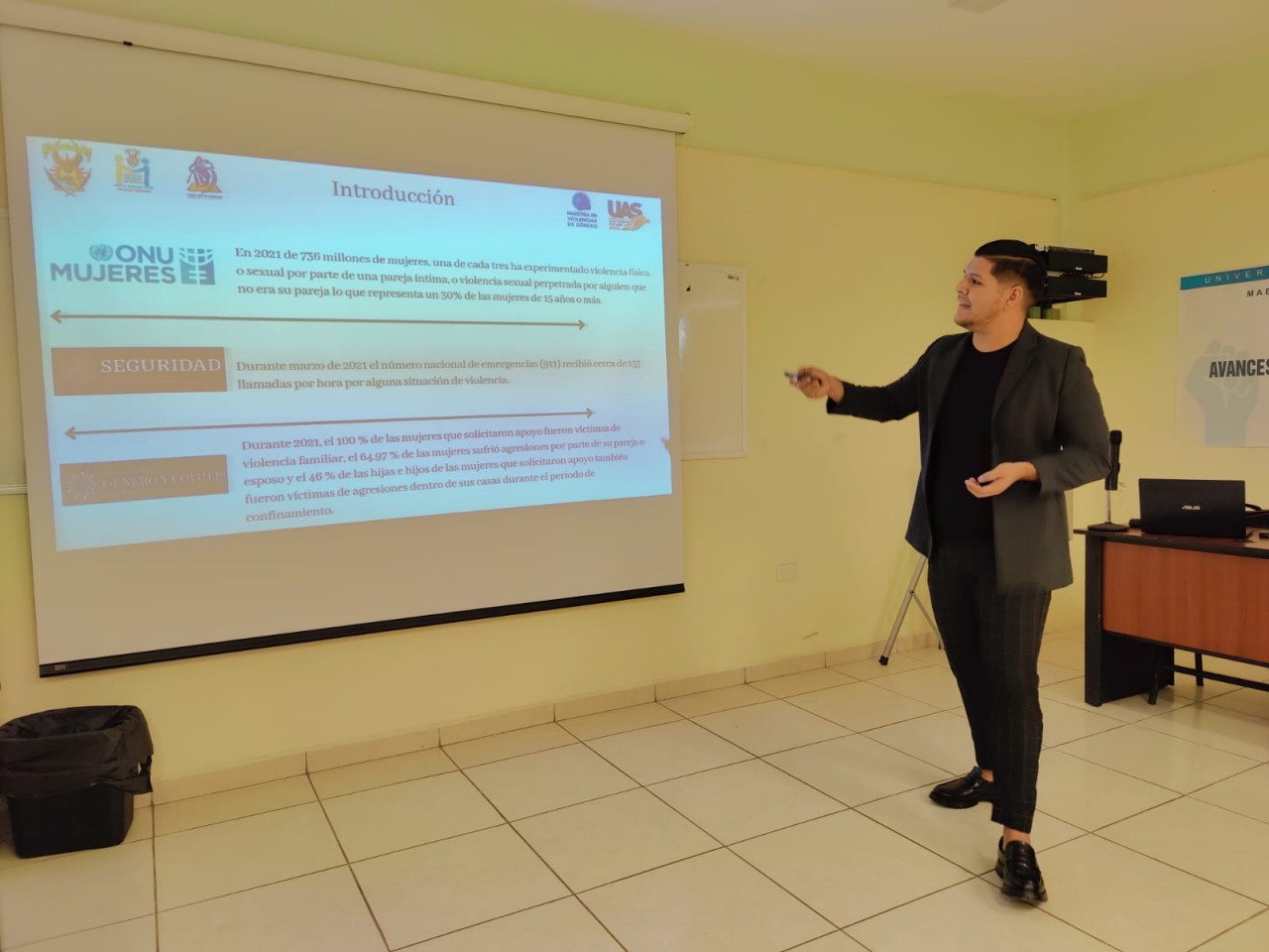 First slide
