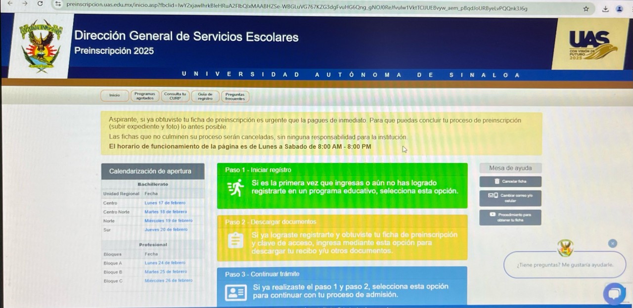 First slide