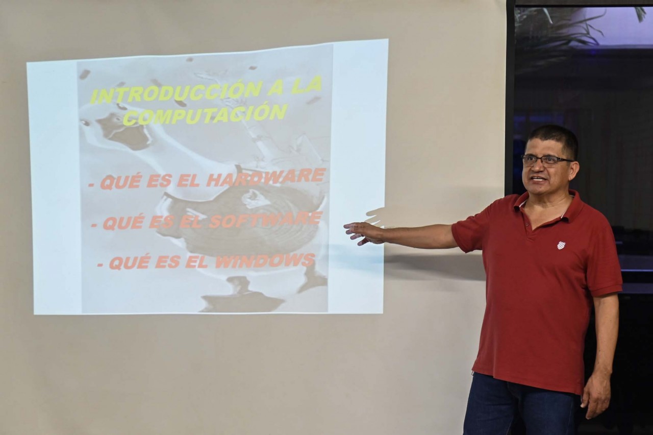 First slide
