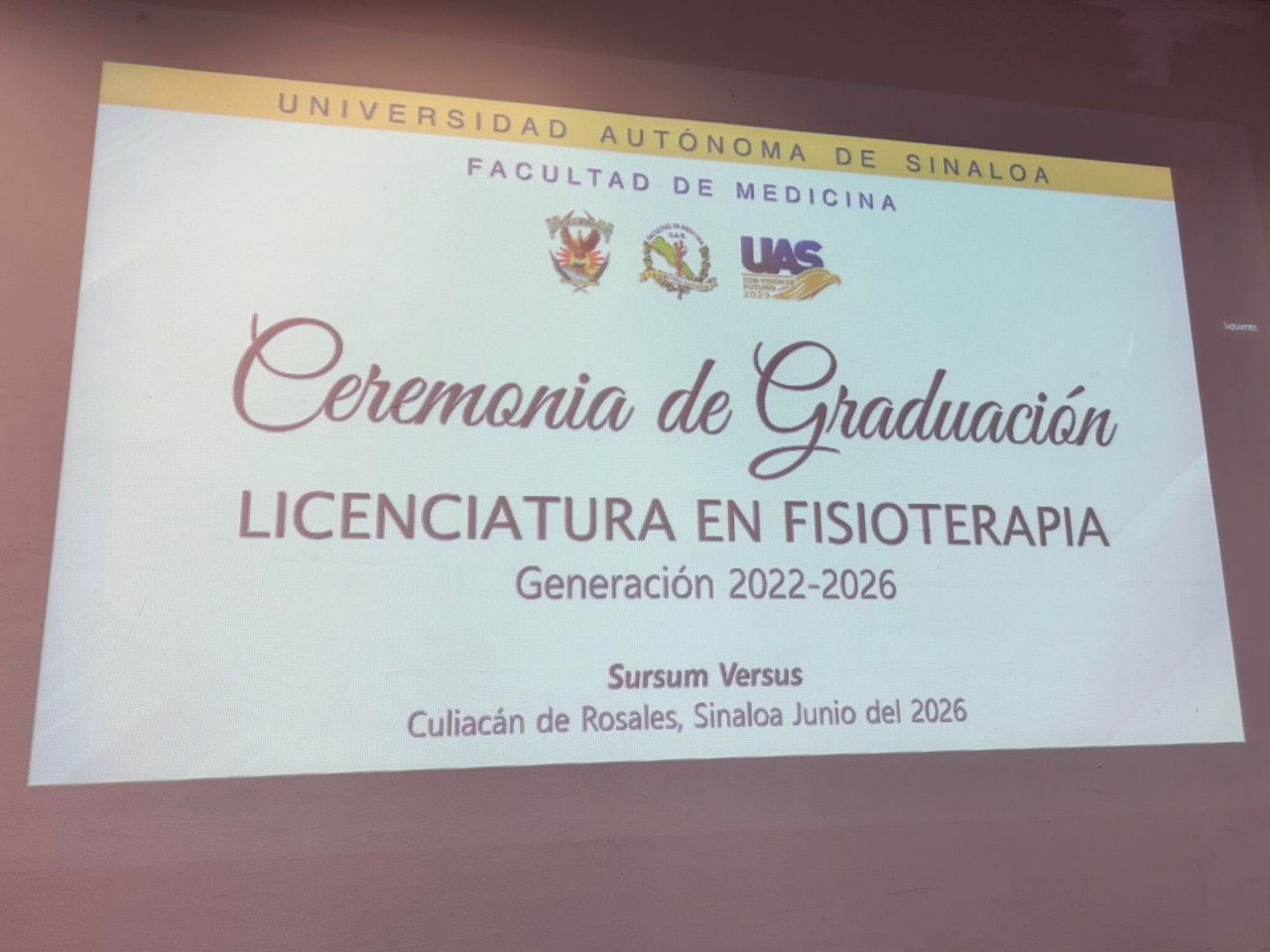 First slide