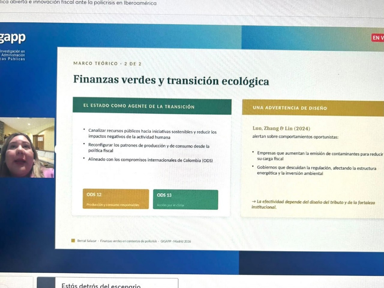 First slide