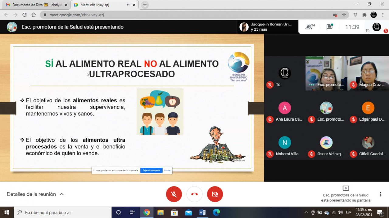 First slide